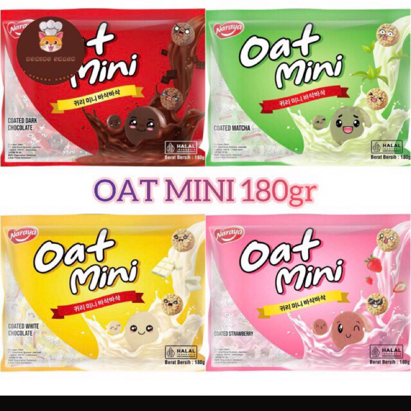 

Naraya Oat Mini Cemilan Kekinian Viral 180gr