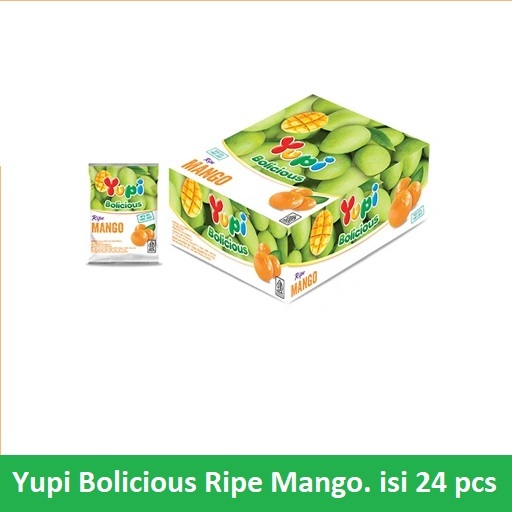 

yupi bolicious ripe mango | box isi 24 pcs