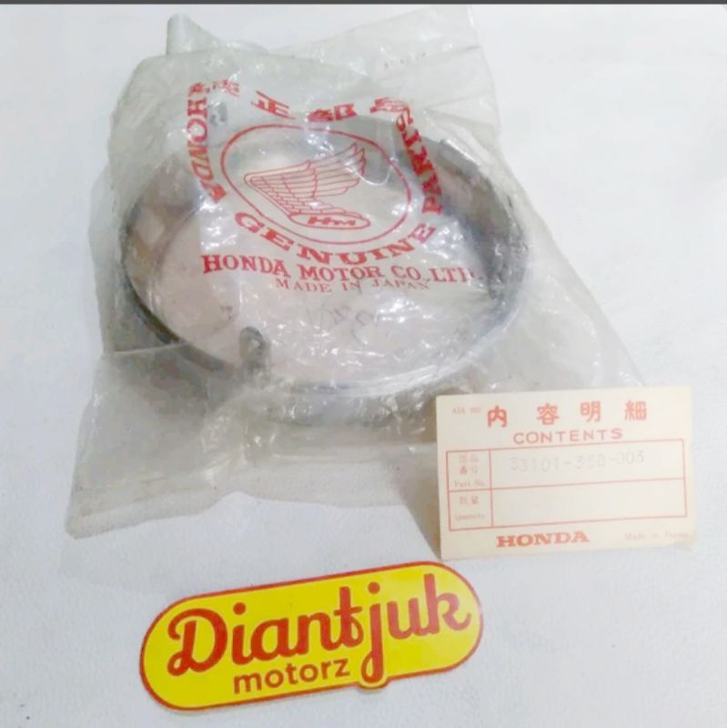 Lis List Ring Rim Headlamp Reflektor Lampu Depan Honda XL125E XL125 XL 125 E Original Japan