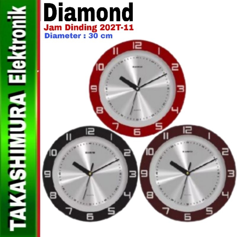 Jam Dinding Diamond 202T-11