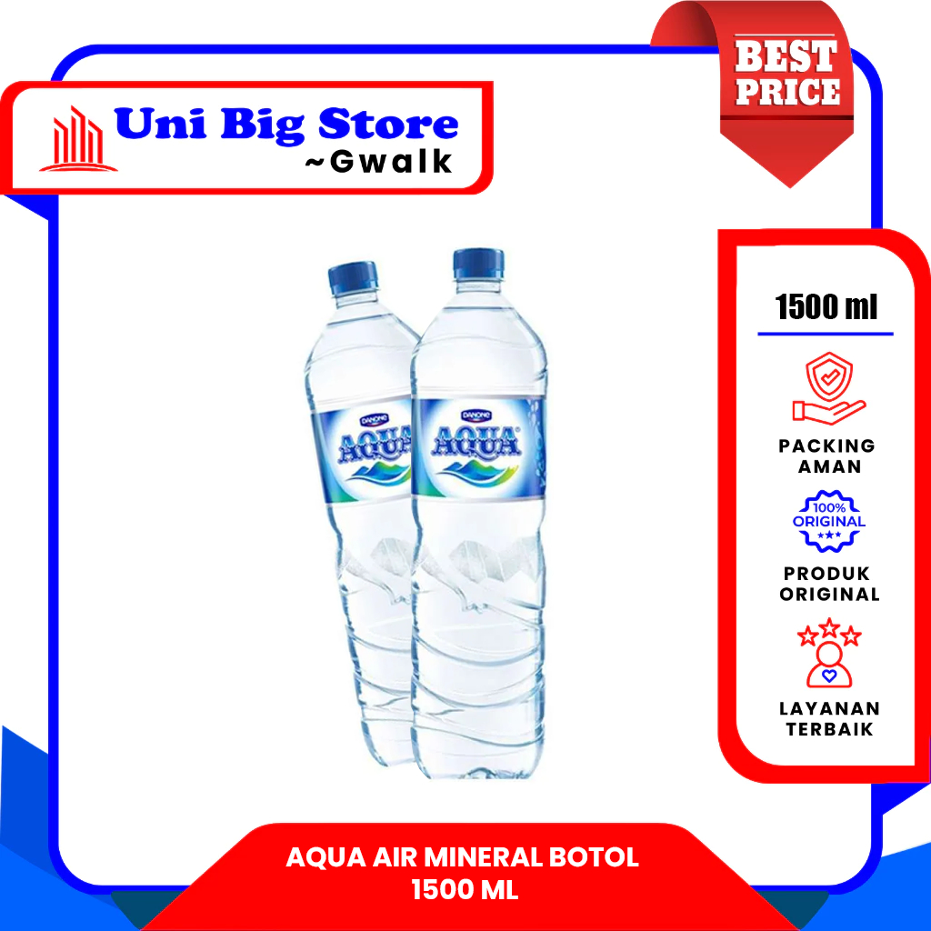 

AQUA AIR MINERAL BOTOL - 1500 ml