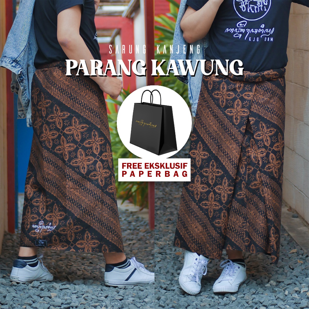 Sarung Kanjeng Sarung Batik Premium Motif Parang Kawung Original