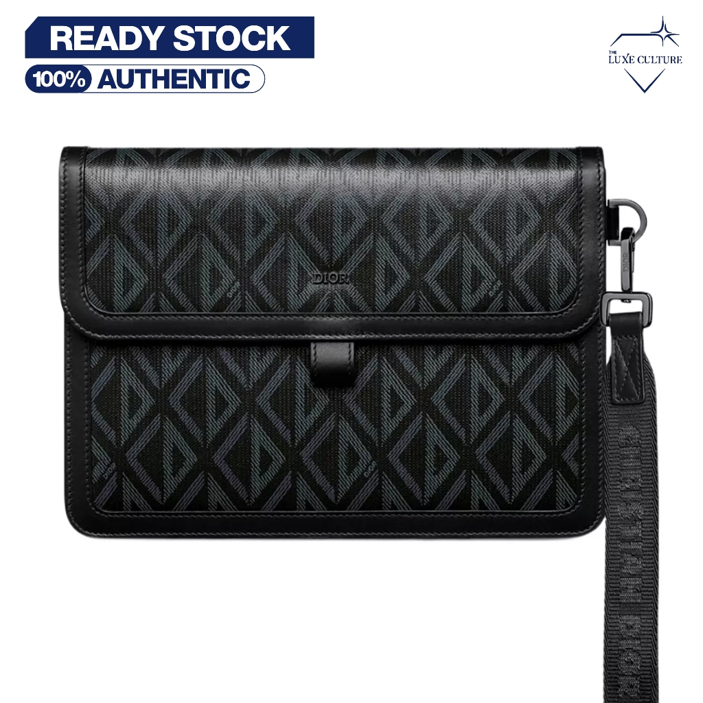 CD Hit The Road Black Clutch / Tas Branded Original