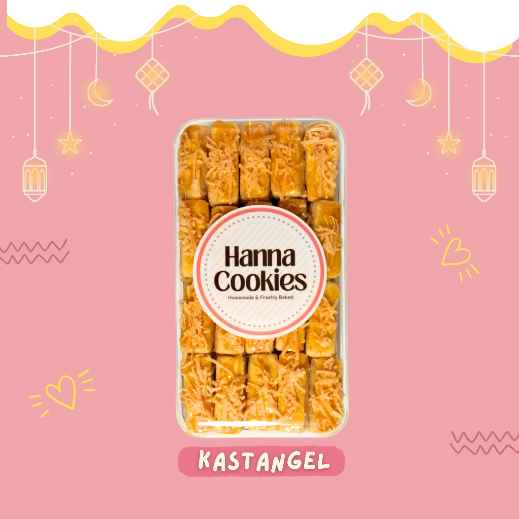 

Homemade Kue Kering Keju Kastangel Premium 250gr dan 500gr by Hanna Cookies