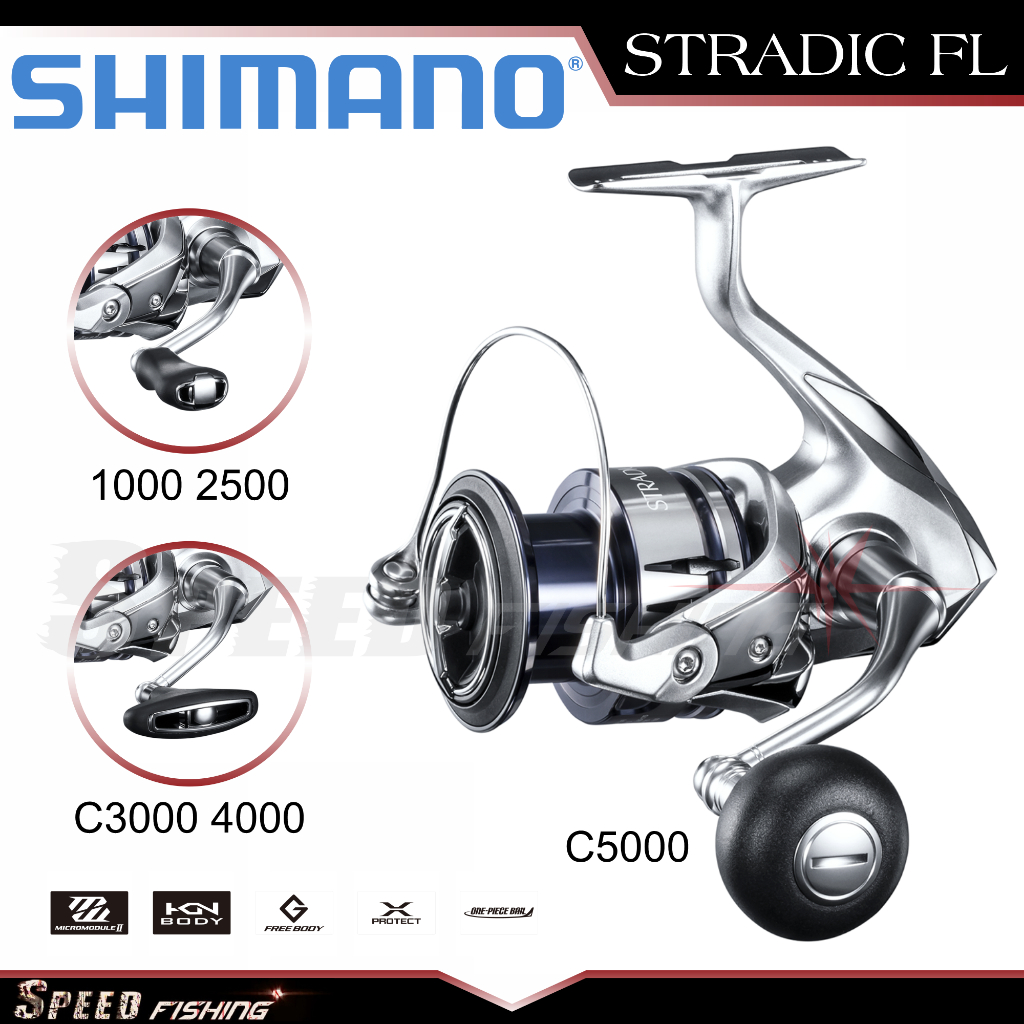 Reel Shimano STRADIC FL 2019 C3000XGFL / 4000 MHGFL - Original Shimano Garansi Resmi