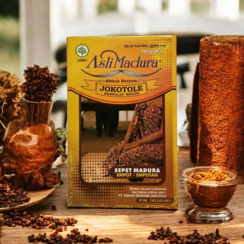 ASLI MADURA JAMU JOKOTOLE | SEPET MADURA (EMPOT-EMPOTAN) ISI 24 KAPSUL