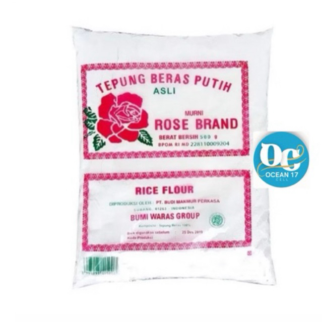 

tepung beras rose brand 500gr 1 pack