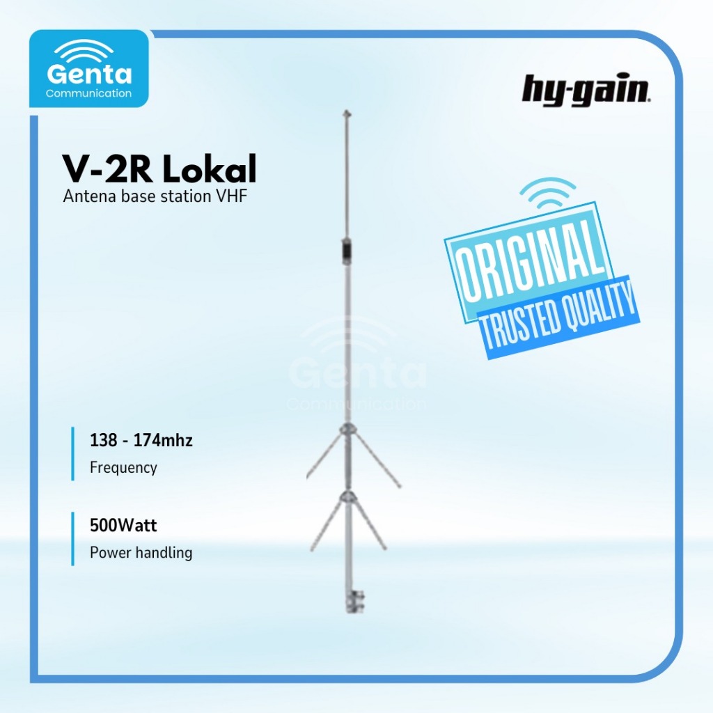 ANTENA HY-GAIN V2R / HYGAIN V2R V 2R / ANTENA VHF 138-174MHZ LOKAL GARANSI BARU ORIGINAL TERMURAH