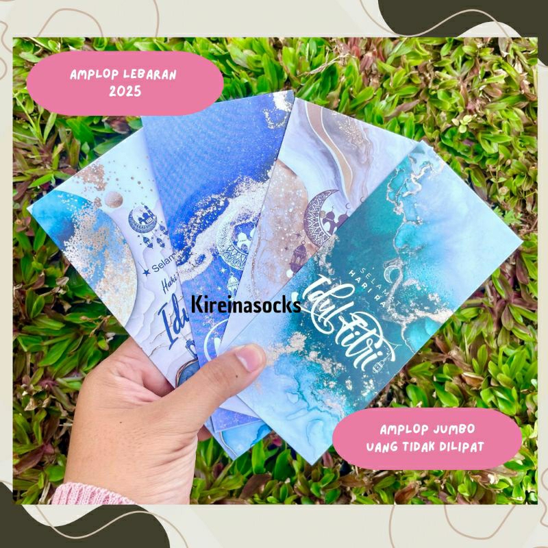 

AMPLOP LEBARAN BESAR JUMBO ISI 100PCS UANG TIDAK DILIPAT ESTETIK TEBAL PREMIUM ANGPAO LEBARAN IDUL FITRI