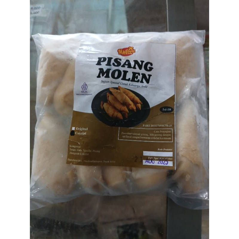 

Pisang molen coklat isi 10pcs