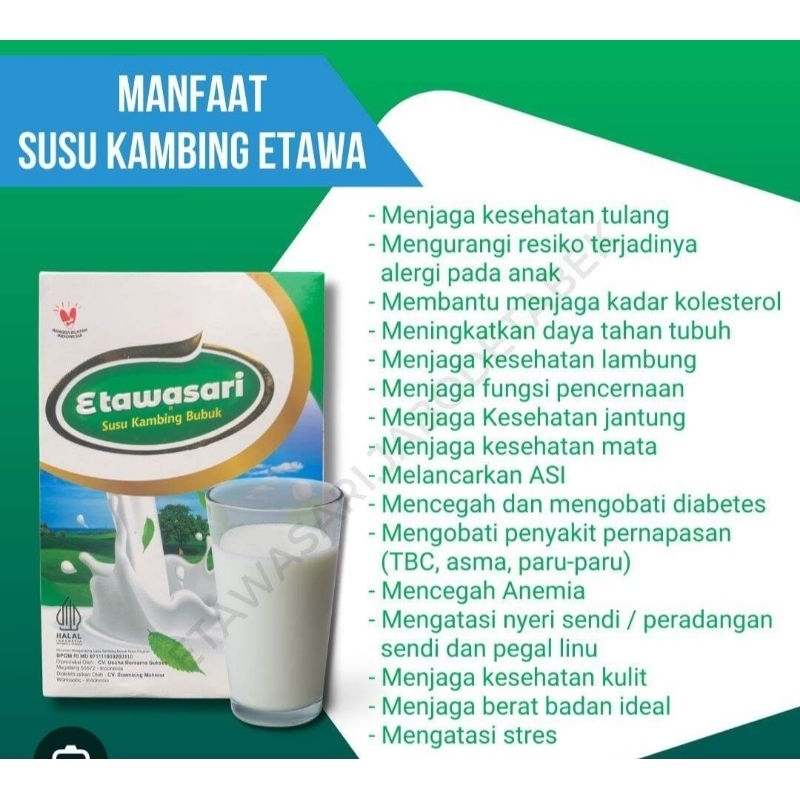 

Susu kambing etawa bubuk etawasari