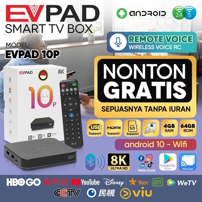 Stb android 10p android tv box 8k android 12 wifi 6ghz ram 4gb rom 64gb remote voice bluetooth 5.2 a