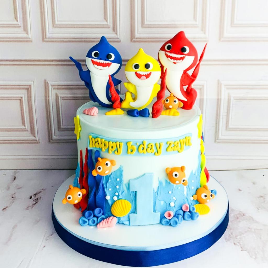 

Kue Ulang Tahun/Birthday cake/Kue Ultah Tema Baby Shark/Kue Birthday jakarta