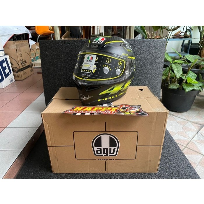 Helm Agv Pista Gpr Project 46 V2.0 Matte Carbon