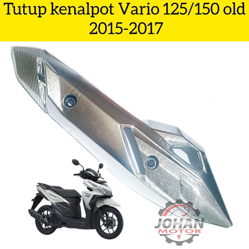 Cover knalpot Vario 125/150 LED Old 2015-2017/tutup knalpot Vario 125/150 LED Old 2015-2017 termurah