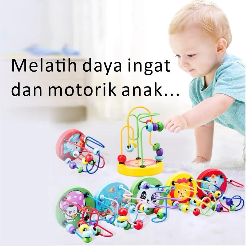 BKT MAINAN EDUKASI ANAK WIRE MAZE GAME