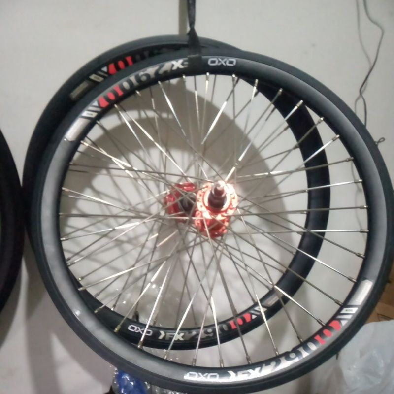 wilset 20 murni oxo 3 cm hub alloy bering bisa bmx dan mini