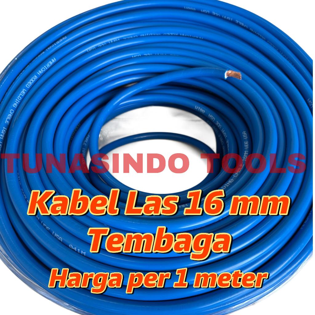 Kabel las 16 mm tembaga american rodeo kabel mesin las listrik 16mm meteran