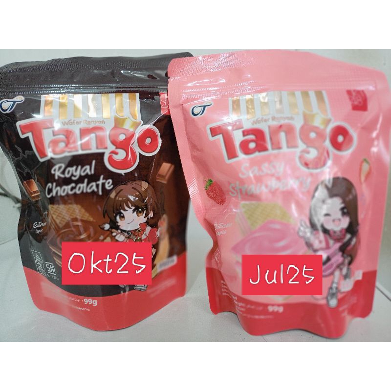 

WAFER TANGO POUCH 99GR COKLAT & STROBERRY