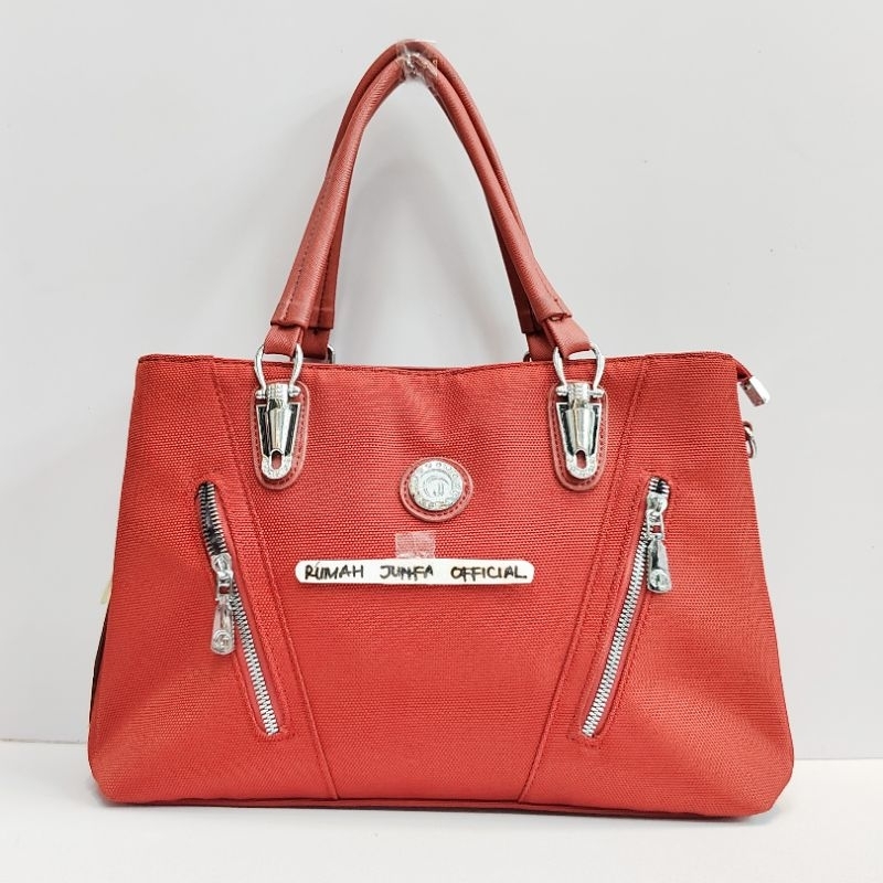 TAS SELEMPANG JUNFA 3 RUANG ORIGINAL 8183-96 BAHAN KANVAS
