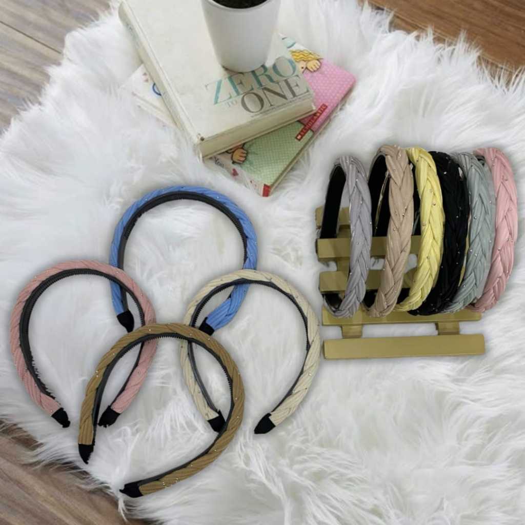 Cod BANDO KEPANG KOREA / Bando Nagita Bando Kepang / Bando Kepang Satin / Aksesoris Rambut Wanita