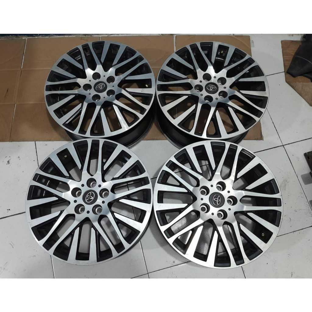 Velg Second REPLIKA ALPHARD Ring 18 lubang 5x114 cocok CRV HRV INNOVA DLL