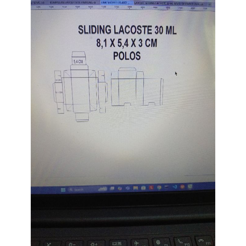 

Box Sliding Ukuran Lacoste 30 ml polos