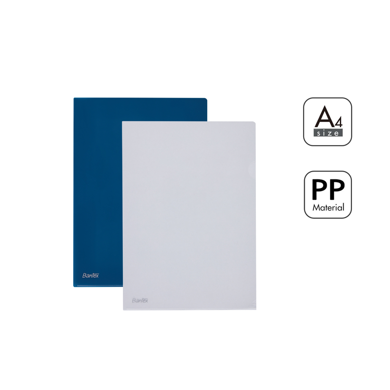 

[ONE's Stationery] Bantex Map L Transparan Bening / Clear Sleeve / Map Dokumen Bahan PP Ukuran A4 Isi 10 Pcs BF3103