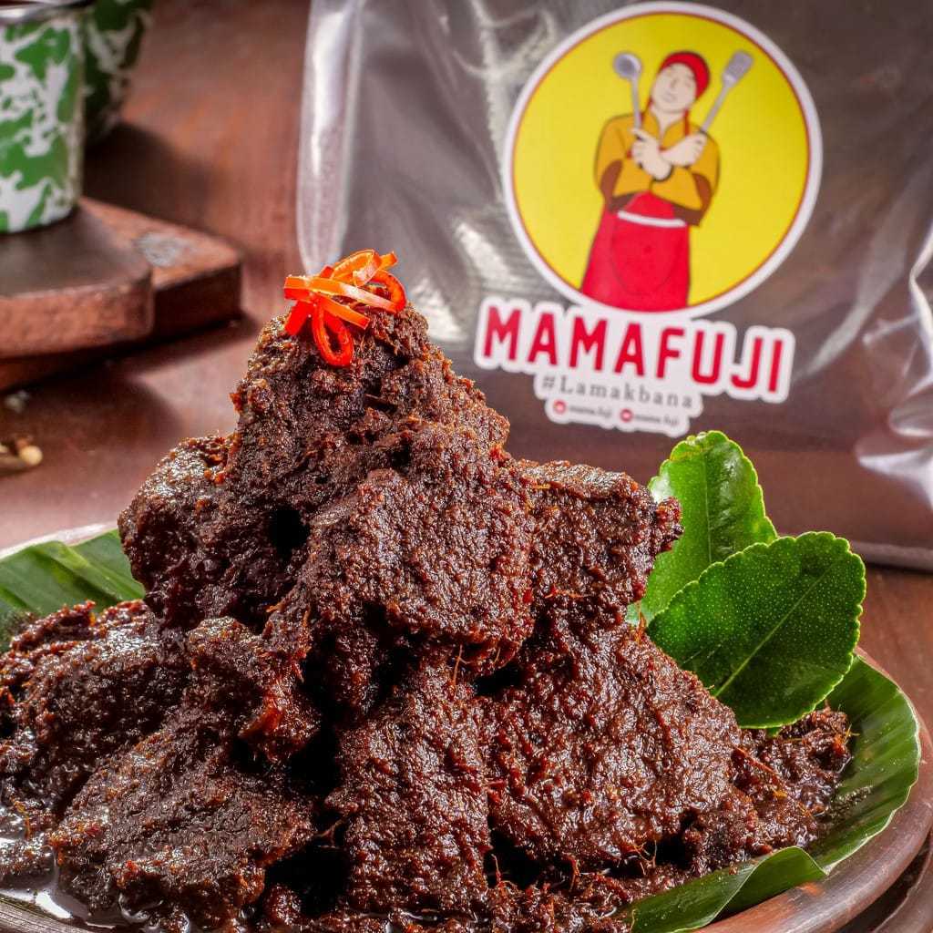

Mamafuji - Rendang Daging 350gr (Mini Size) asli daging 100 % halal rendang mama fuji viral / Rendang Mama Fuji - Rendang Daging Sapi Asli Daging 350 GR rendang viral / Cita Rasa Rendang Indonesia