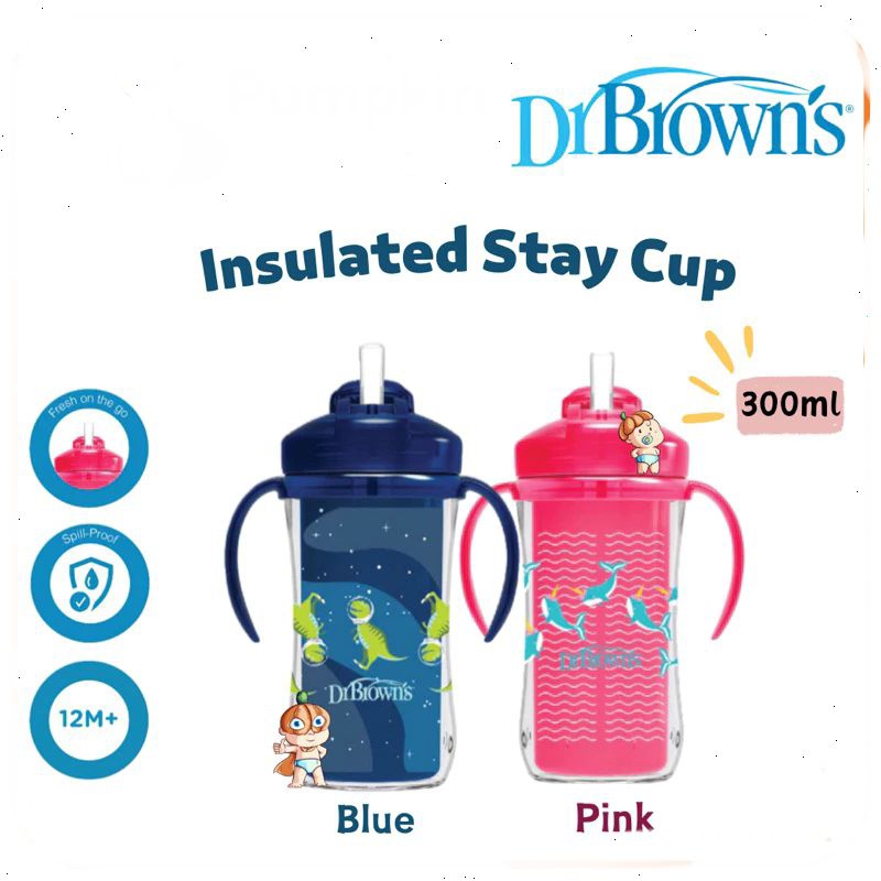 Dr Browns Insulted Straw Cup - Botol Minum Dr Browns