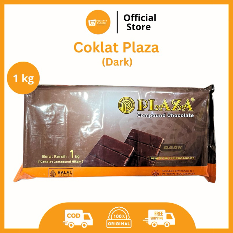 

[Khusus Instant] Coklat Batang Cokelat Compound Plaza DARK 1 Kg