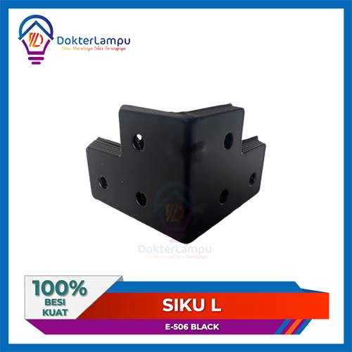 SIKU HARDCASE BESI L 506 HITAM