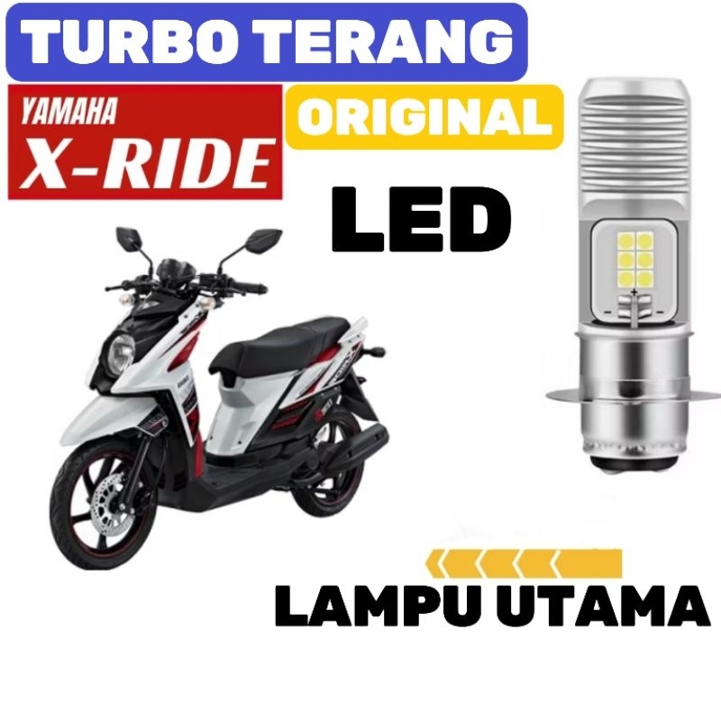LAMPU DEPAN MOTOR LED SUPER TERANG YAMAHA X-RIDE ORIGINAL