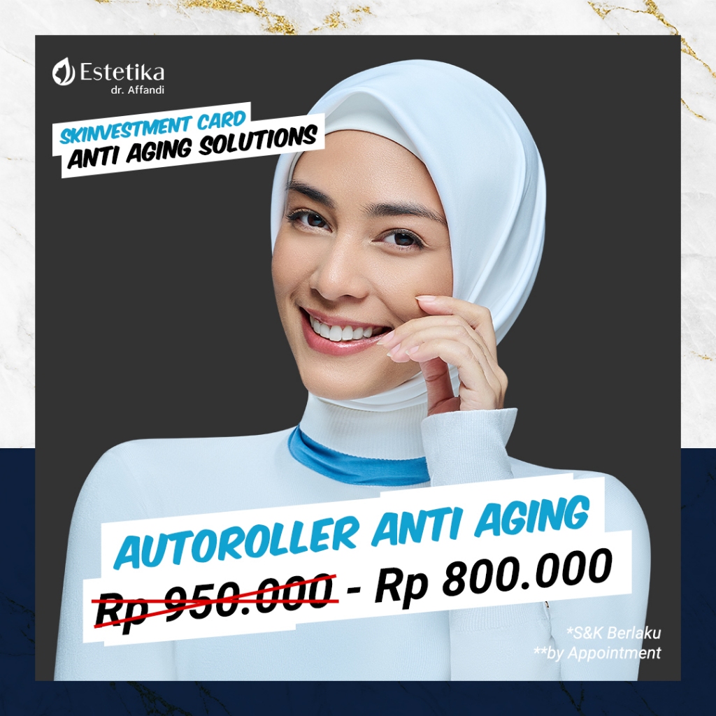 Skinvestment Card Autoroller Anti Aging - Estetika dr. Affandi