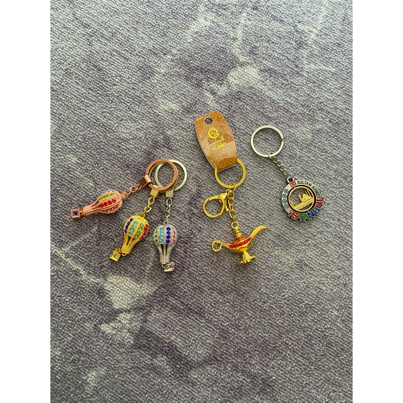 Satu Set Gantungan Kunci Turki & Abu Dhabi - Keychain Turkey