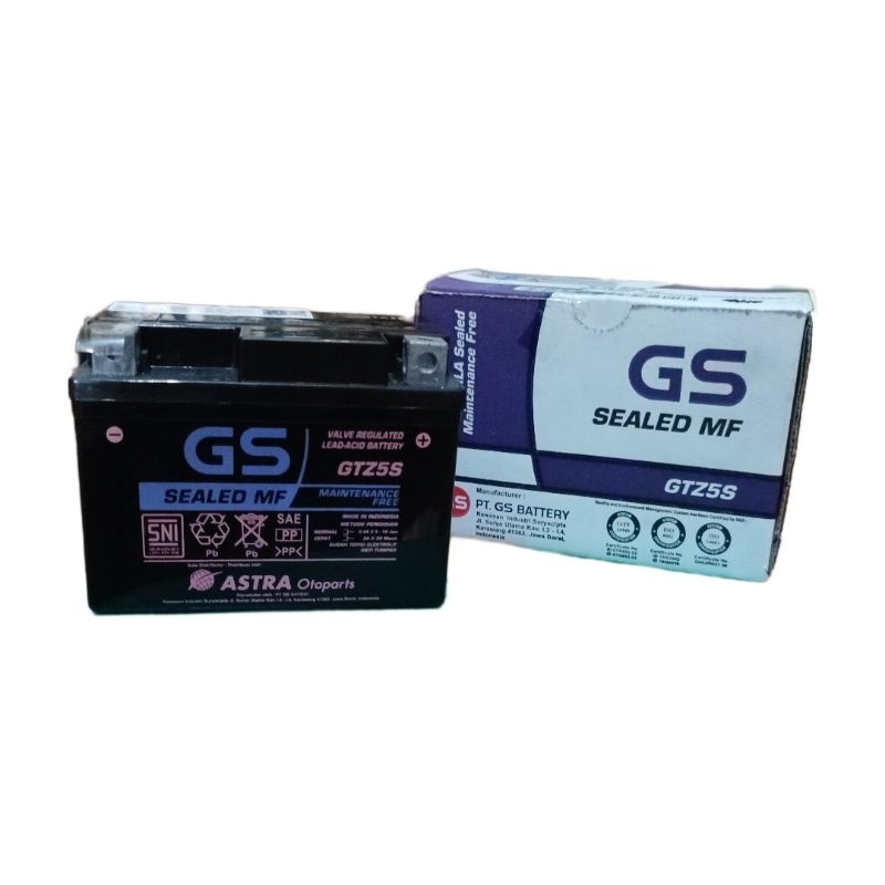 AKI GS GTZ5S untuk beat scopy genio mio m3