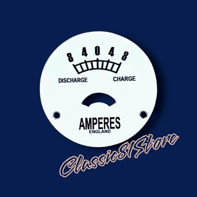 LAYAR INDIKATOR ACCU / AMPERE AKI BSA NORTON AJS MATCHLESS