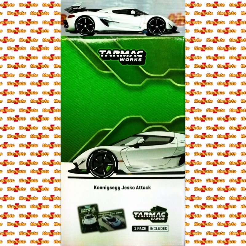 TARMAC KOENIGSEGG JESKO ATTACK WHITE PUTIH