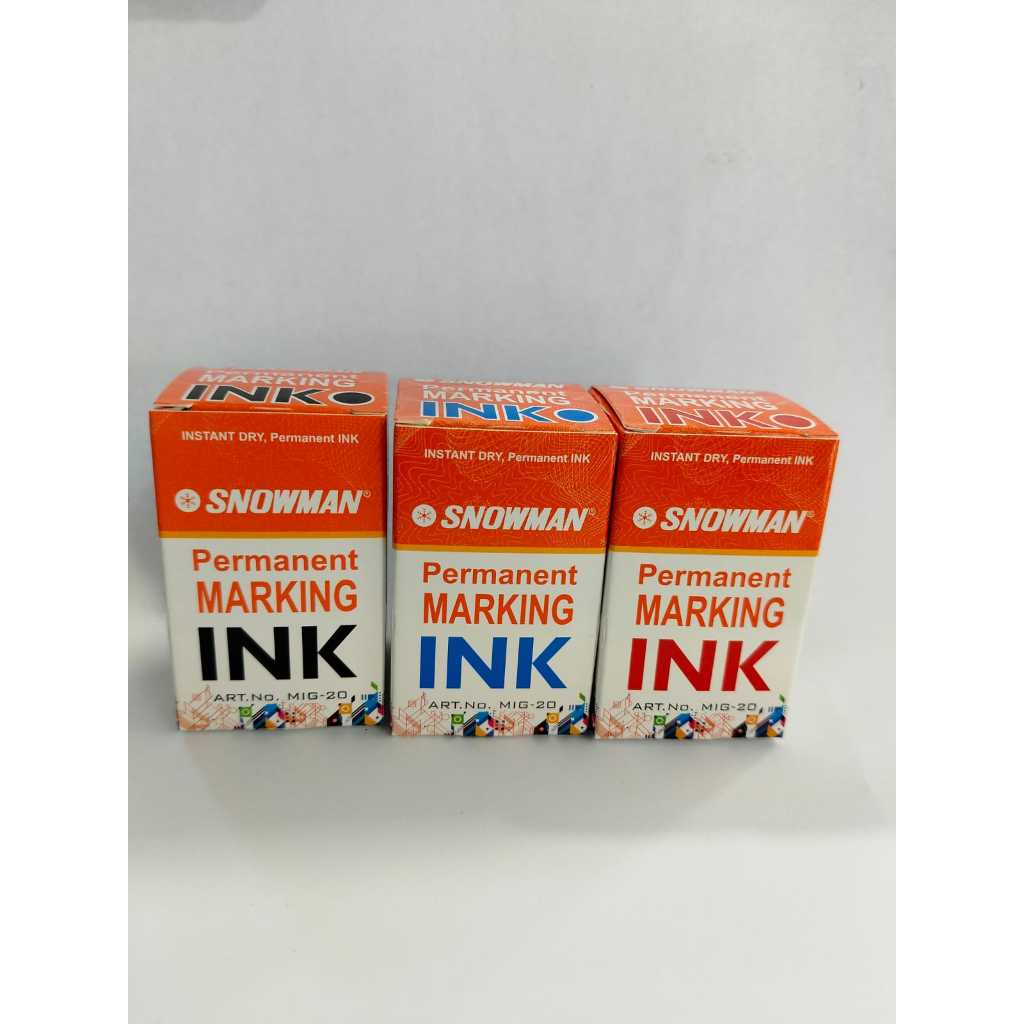 

SNOWMAN REFILL TINTA SPIDOL PERMANENT / ISI ULANG TINTA SPIDOL PERMANEN / TINTA SPIDOL PERMANEN