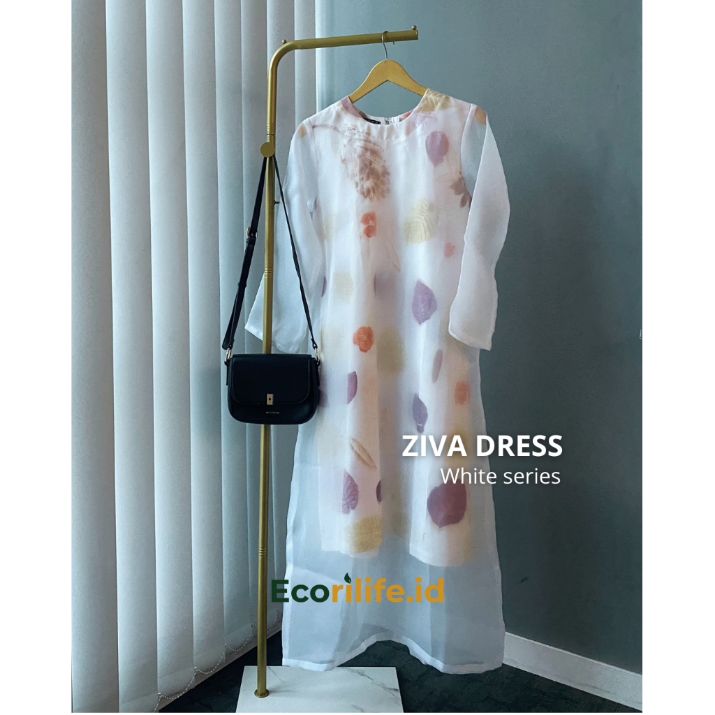 Ziva Dress/Dress Lebaran Simple Elegan/Dress Lebaran Wanita/Dress Lebaran 2026 Model Gamis Terbaru/D