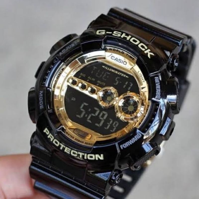 CASIO G-SHOCK GD-100GB-1DR JAM TANGAN PRIA ORIGINAL