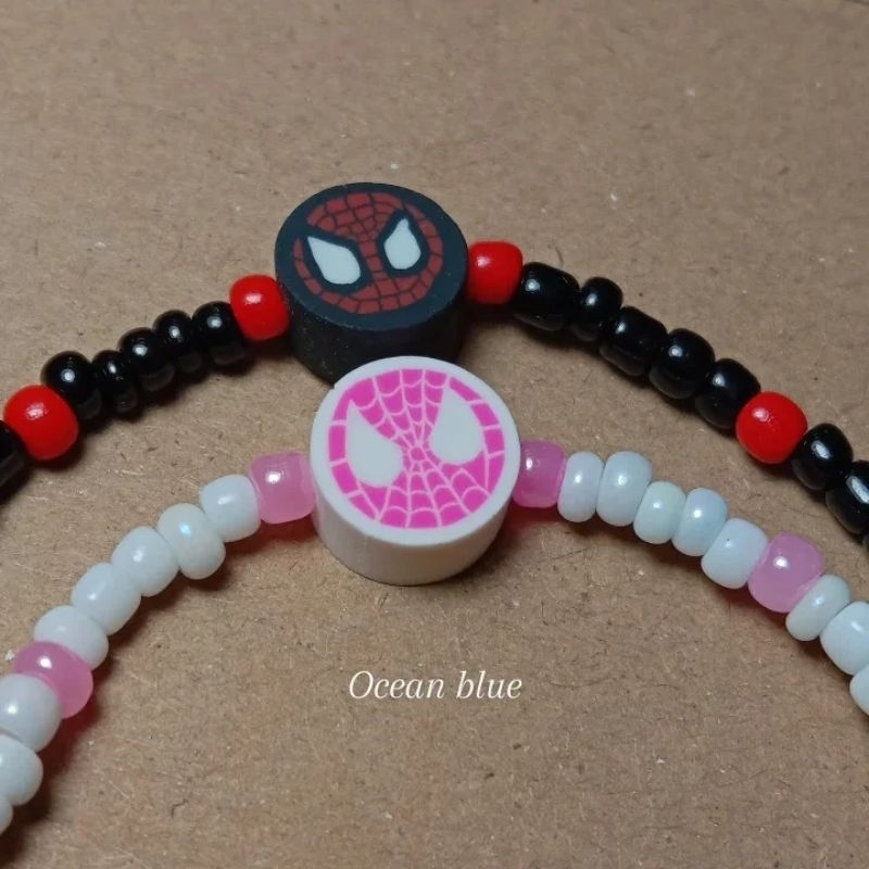 FREE BOX -GELANG SPIDERMAN COUPLE (harga untuk 2 gelang)
