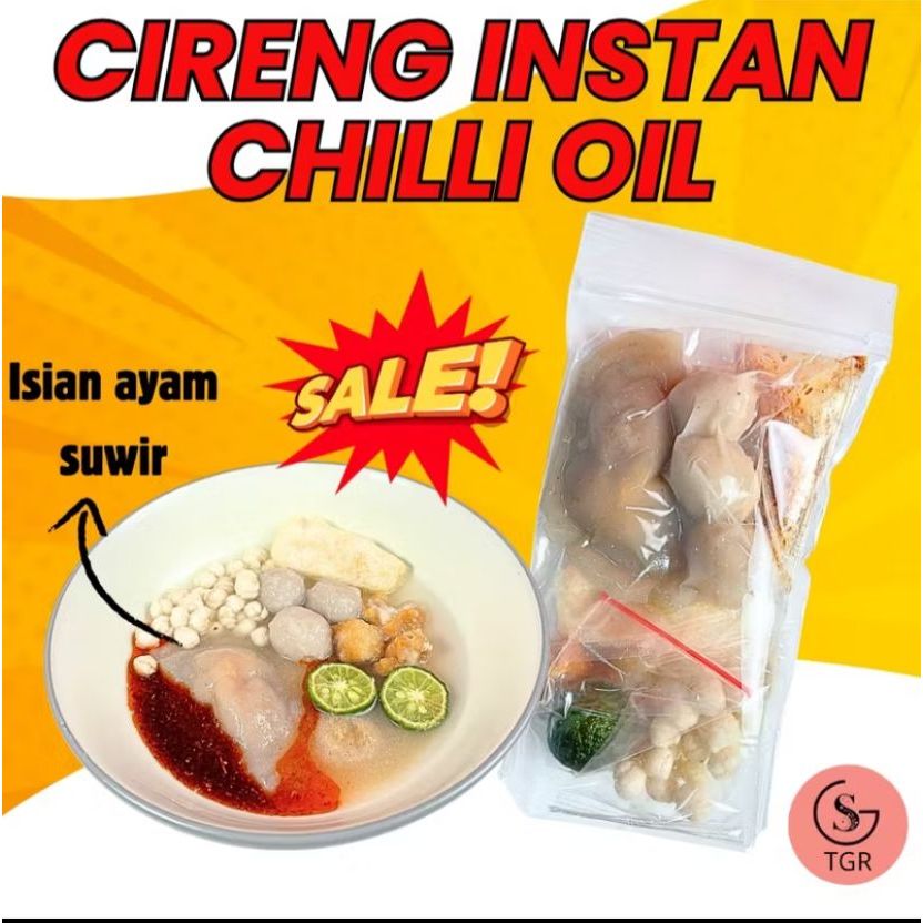 

1 BUNGKUS CIRENG INSTAN KUAH CHILLI OIL FOOD KALDU
