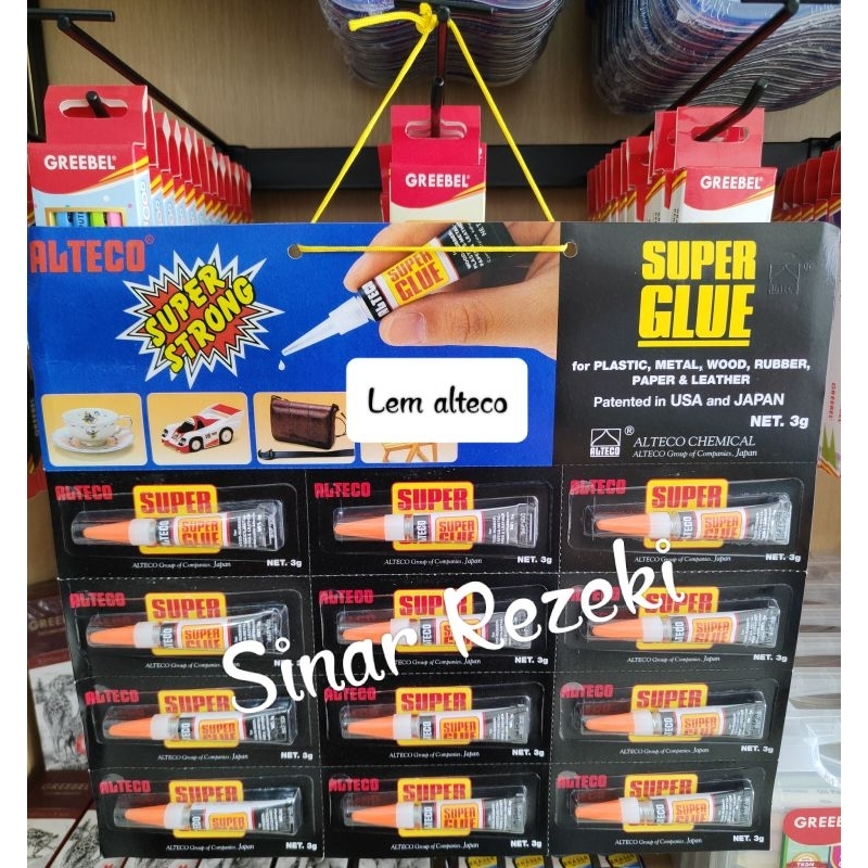 

1 buah!! Lem alteco/super glue/super strong