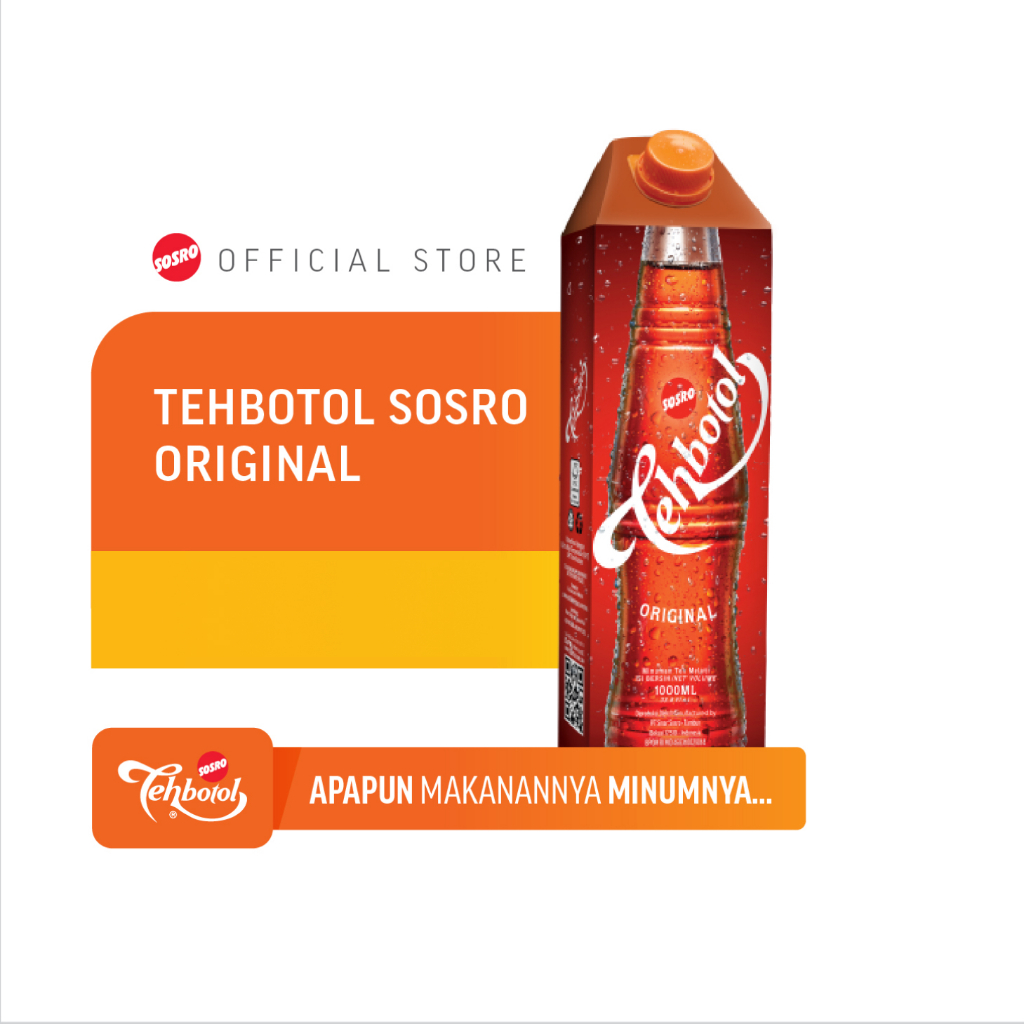 

Tehbotol Sosro Kotak 1 L - satuan pcs