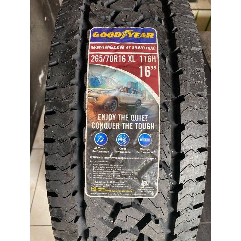 Ban Goodyear Wrangler AT 265/70 R16