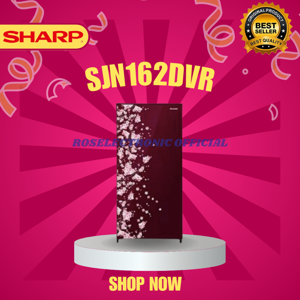 KULKAS SHARP 1 PINTU SJN182DVR 157 L/SJN-182DVR/SJN 182DVR/SHARP KULKAS 1 PINTU/SHARP KULKAS 157L