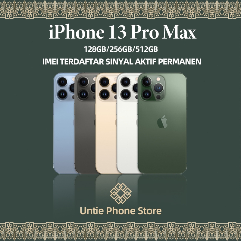BC iPhone 13 Pro Max丨13 Pro IMEI Terdaftar 128/256GB Sceond iPhone Bekas Original 100% （Sinyal Perma