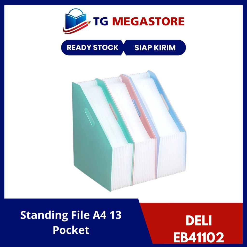 

Standing File Deli A4 13 Pocket - EB41102