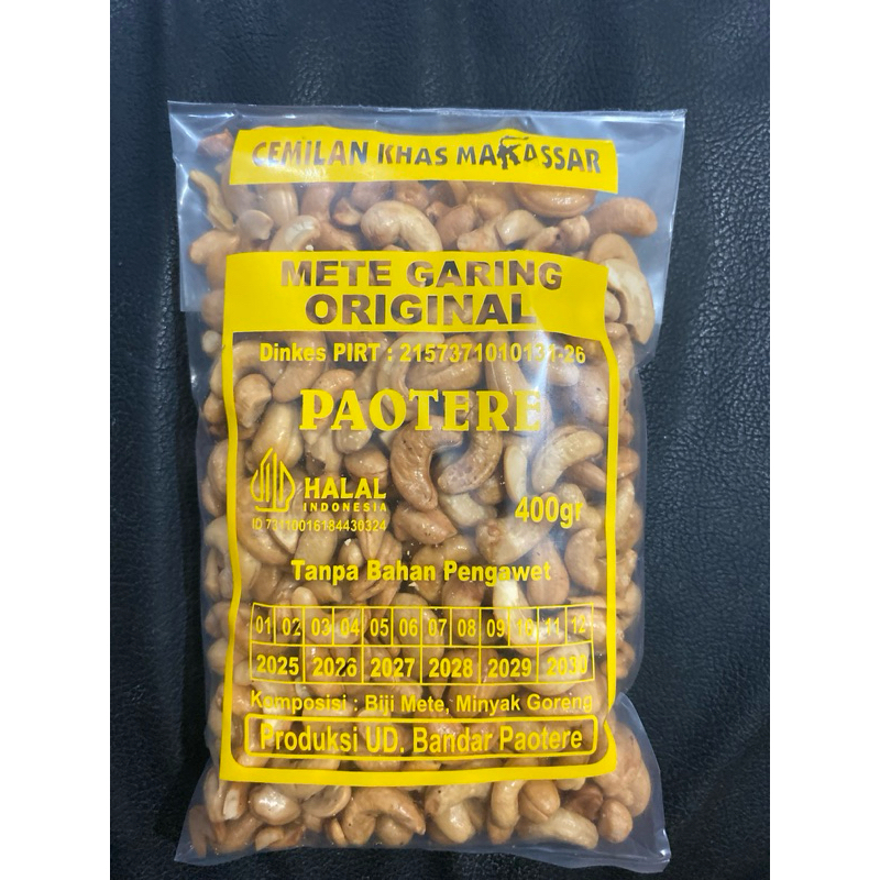 

kacang mete garing original bandar paotere